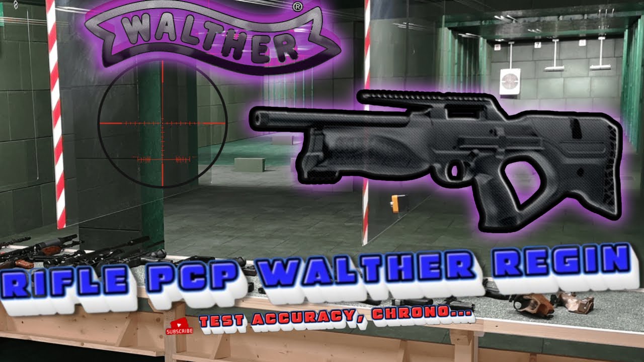 Walther Reign PCP 4,5mm .177 - Test. ACCURACY, CHRONO...