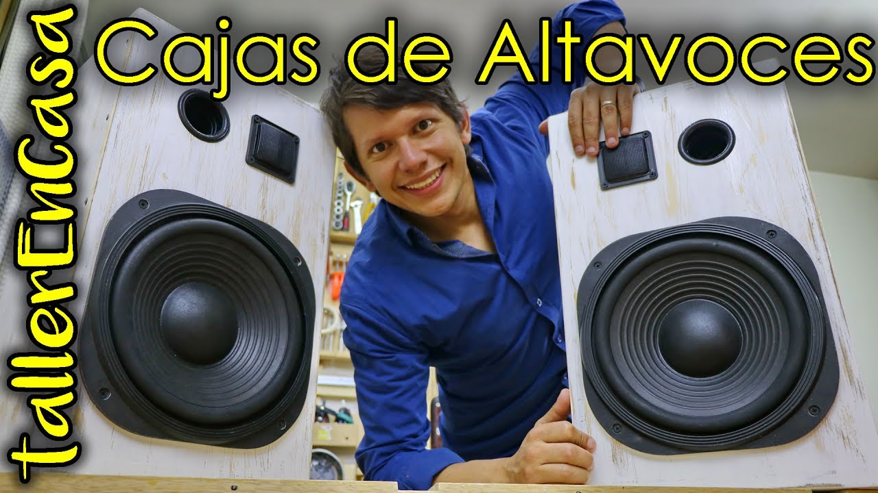 Como hacer cajas de altavoces recicladas, rustico, vintage