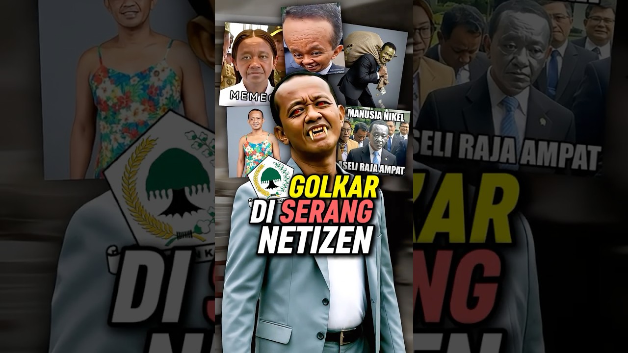 Akun Tiktok GOLKAR Di Serang Dengan Meme Bahlil #shorts