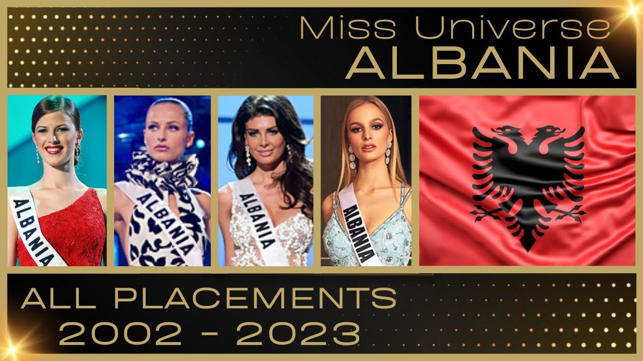 MISS UNIVERSE ALBANIA | EVERY PLACEMENT 2002-2023