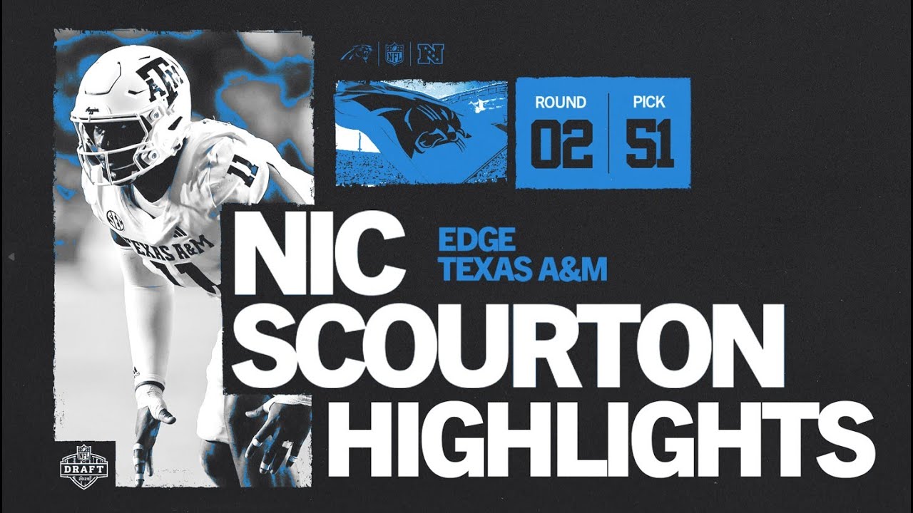 2nd Round Pick EDGE Nic Scourton College Highlights | Carolina Panthers