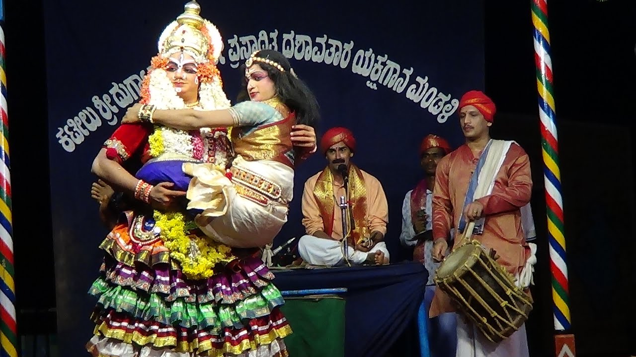 Yakshagana -- Shri Devi Lalithopakhyana - 13 - Balipa Prasad Bhat - Arun Kotiyan - Rajesh Moodabidri