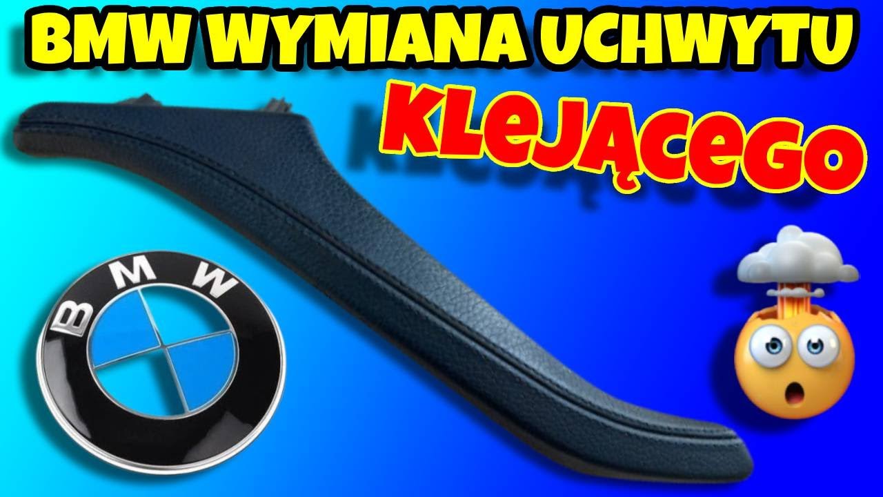 BMW jak wymienić klejący uchwyt pochwyt rączkę prawych drzwi pasażera? F10 F11 F30 E90 E91 E70 F31
