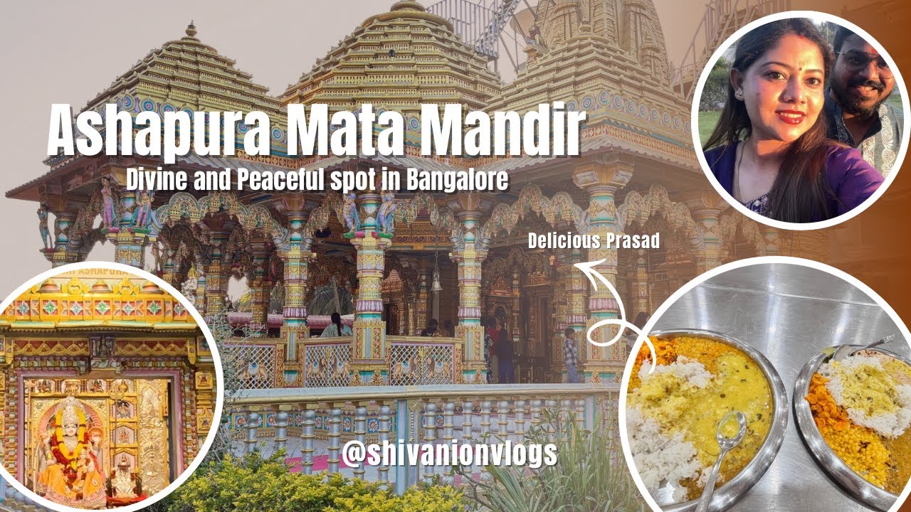 A hidden spiritual gem in Bangalore ✨Ashapura Mata Mandir, Bannerghatta Road