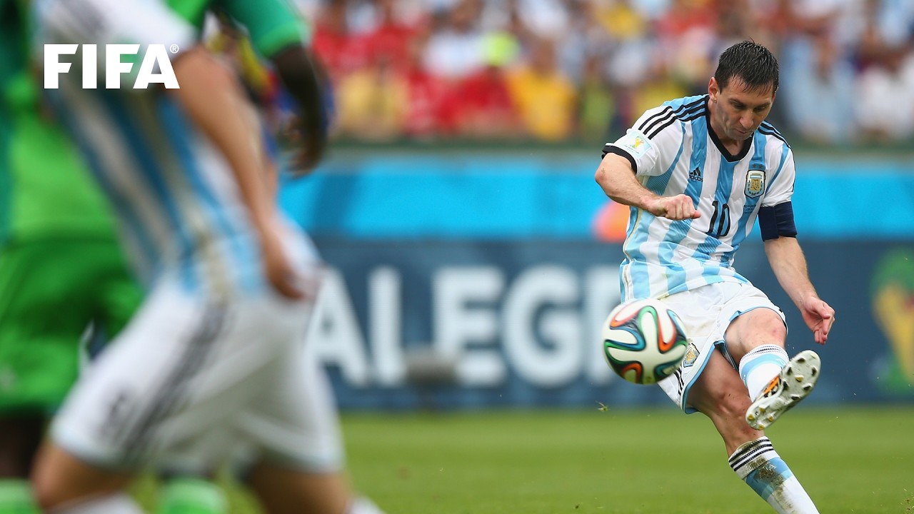 Lionel Messi v David Luiz | Best Free Kicks | 2014 FIFA World Cup