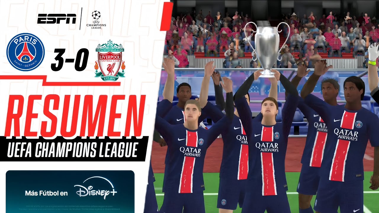 EL PSG venció 3 - 0 al LIVERPOOL en una FINAL INCREÍBLE y es CAMPEÓN de la CHAMPIONS LEAGUE en FL26