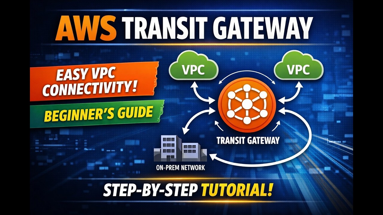 AWS Transit Gateway Explained | VPC Connectivity Made Easy | Tamil