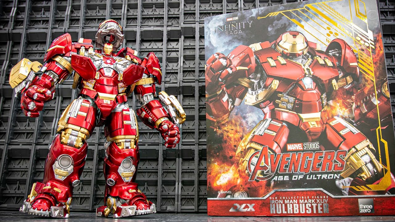 รีวิวของเล่น IRONMAN HULKBUSTER DLX MARK 44 THREEZERO สวยสุดในสเกล 1/12  Review BY Toytrick
