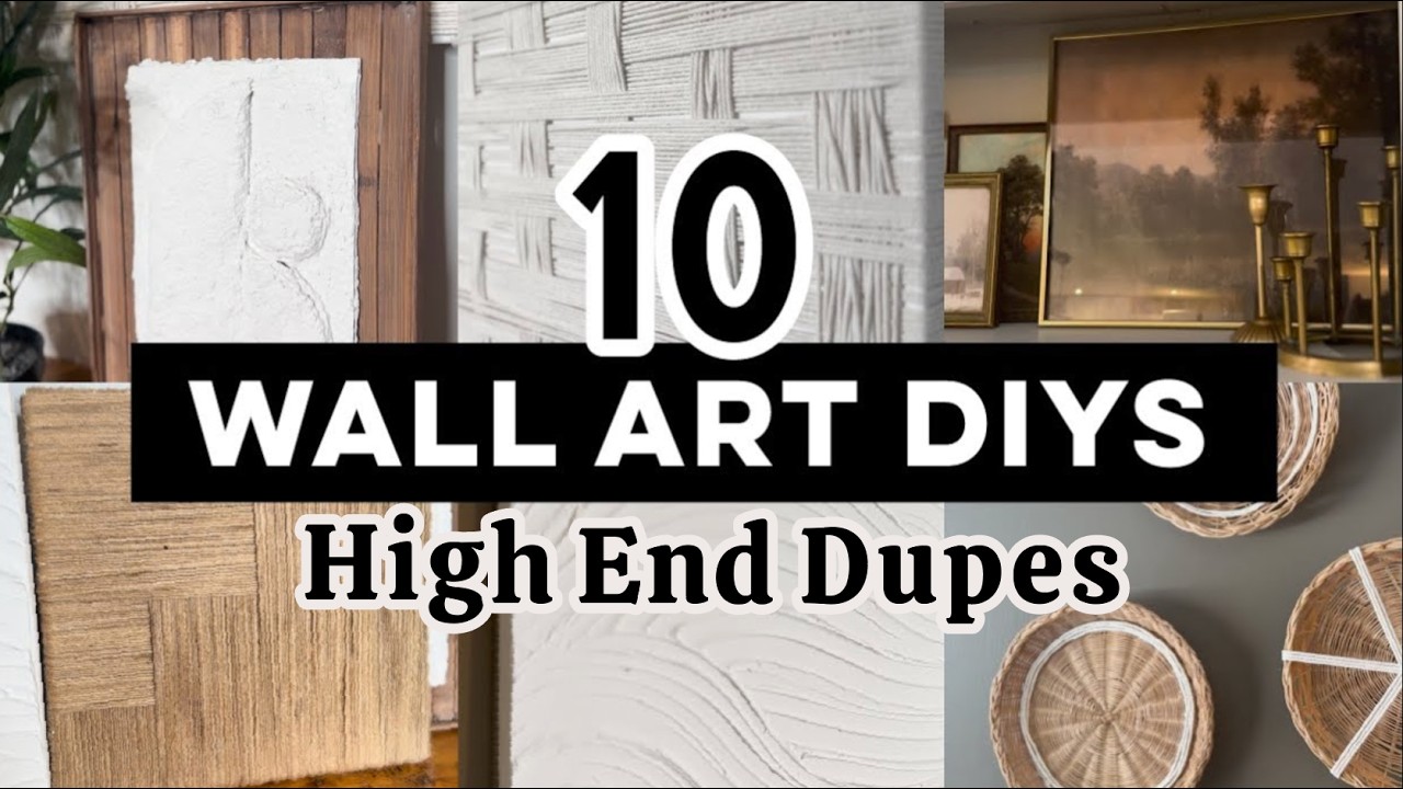 🏠 WALL ART ON A BUDGET • DIY DECOR DUPES