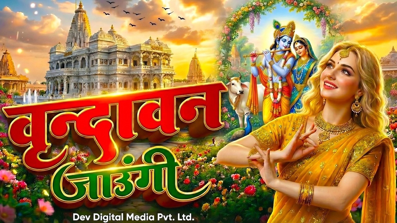 Vrindavan Jaungi | वृन्दावन जाउंगी | मेरे उठे विरह में पीर | Krishna Bhajan 2026 | #krishna #radhe