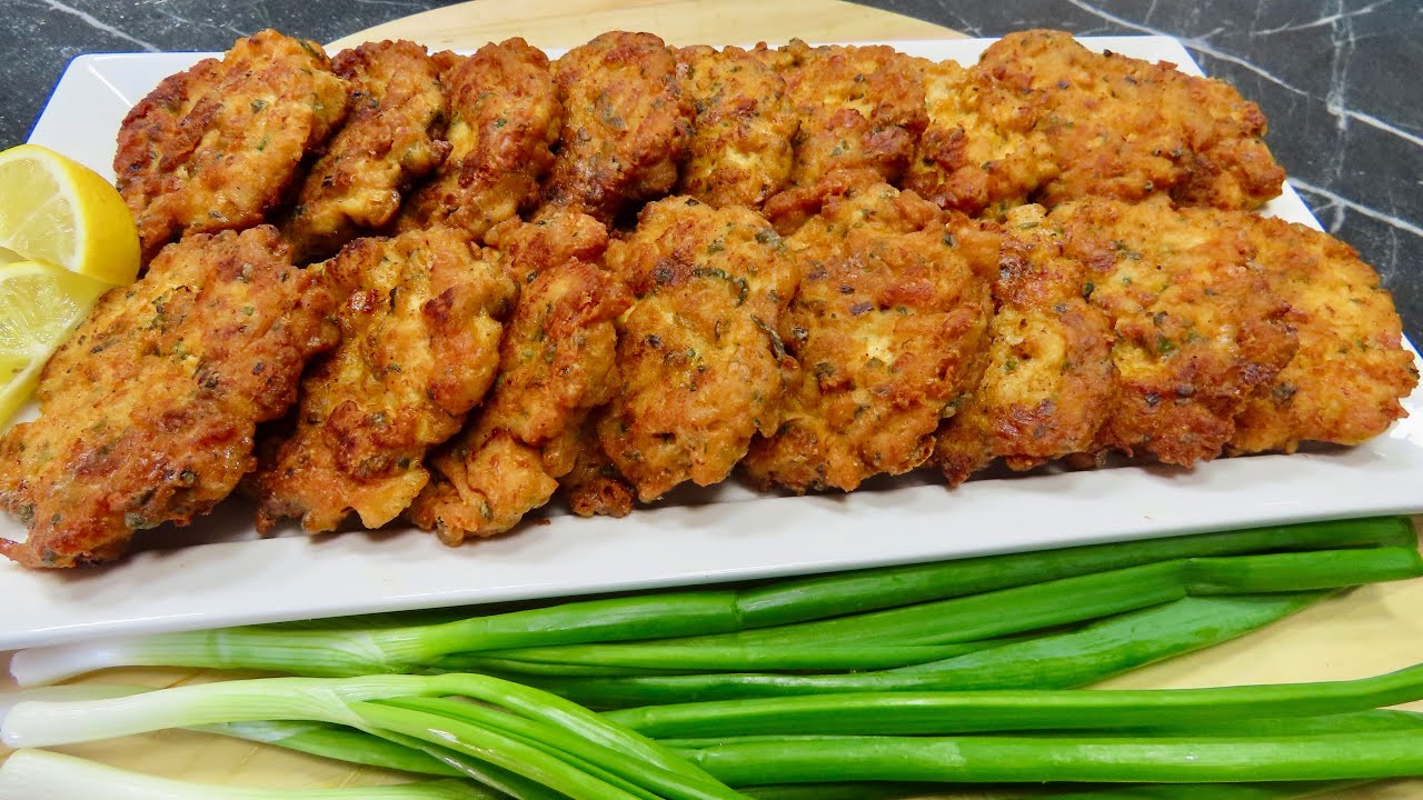 Куриные оладьи с сыром моцарелла