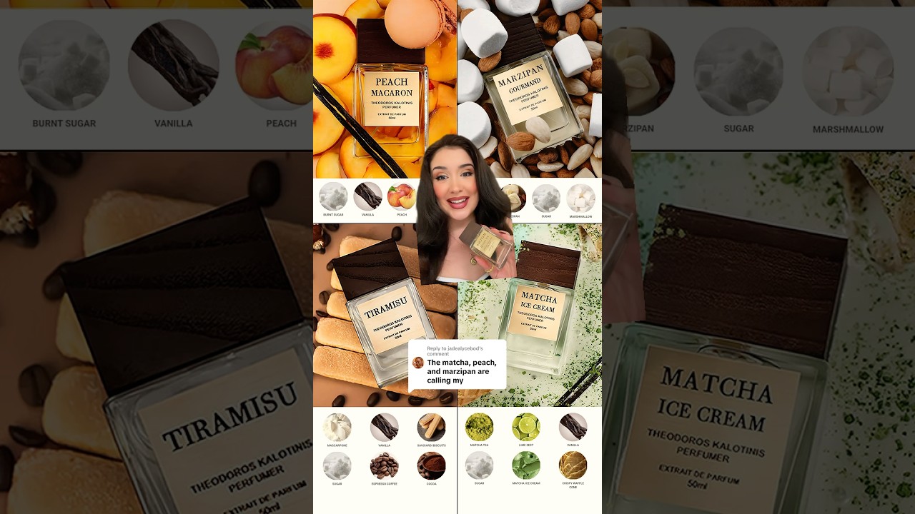 Theodoros Kalotinis Fragrance Review - Matcha Ice Cream, Peach Macaron, Tiramisu, Marzipan Gourmand
