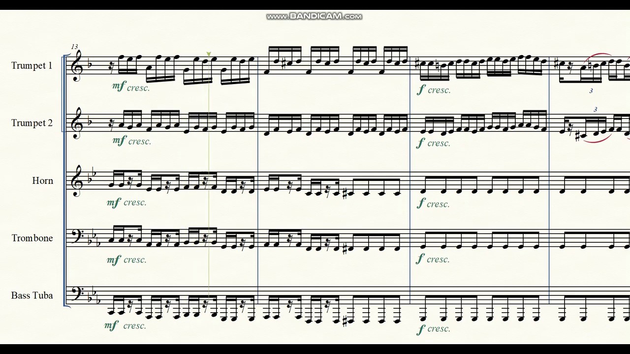 K. Jenkins - Allegretto from 'Palladio', arr. for Brass quintet