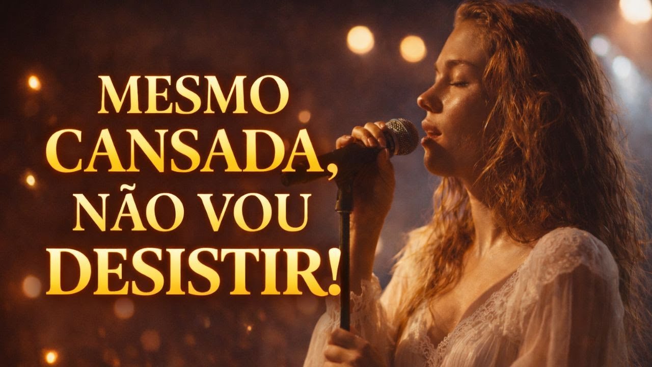 “Deus, eu cheguei até aqui cansada… mas ainda estou aos Teus pés”