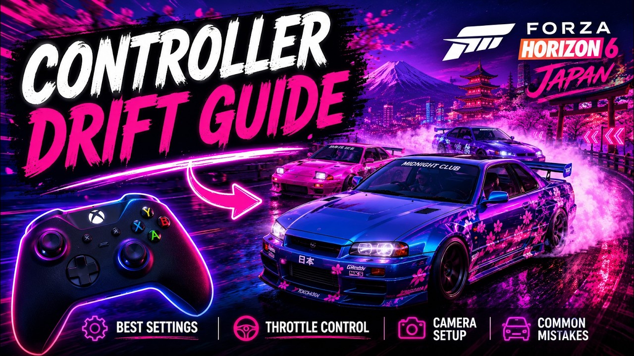 How to Drift on Controller Without Spinning Out (Forza Horizon 6)