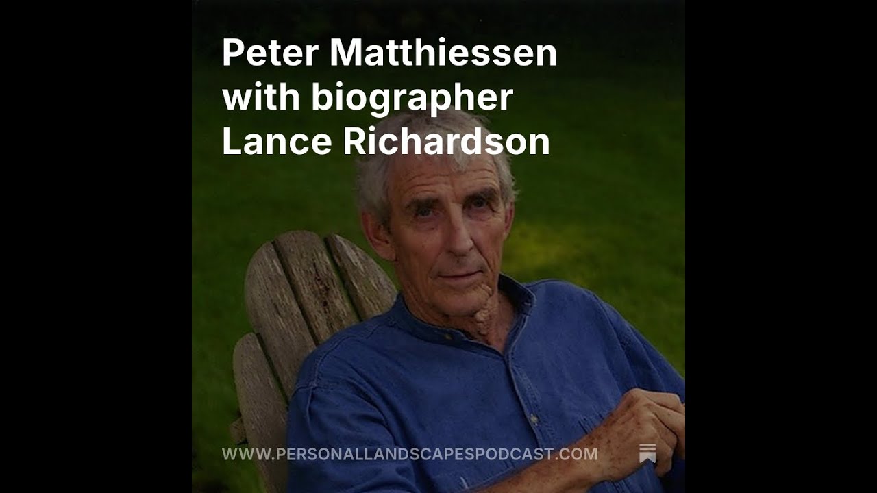 Peter Matthiessen with biographer Lance Richardson