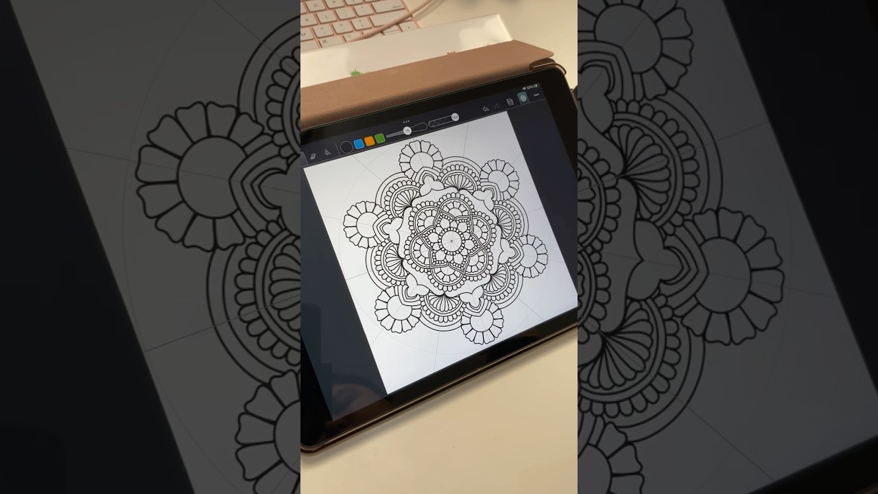 Part 4 #art #amaziograph #colouringbook #drawing #mandala #shorts #viral #digitaldrawing #draw