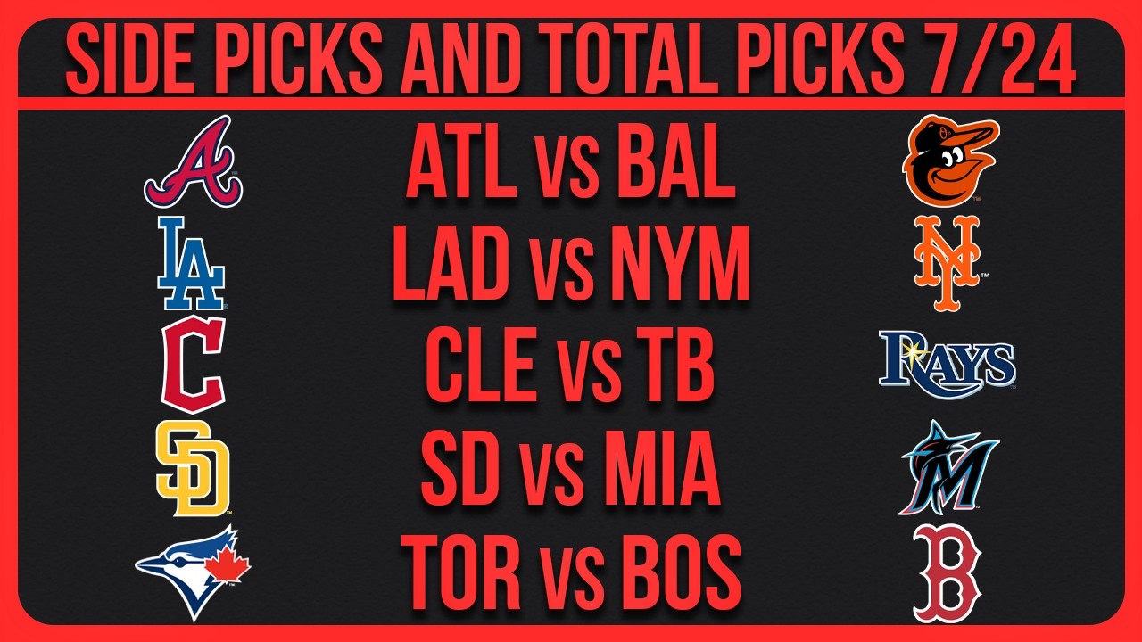 MLB Picks Today Friday 7/24/26 MLB Picks & Predictions Today (2/3)