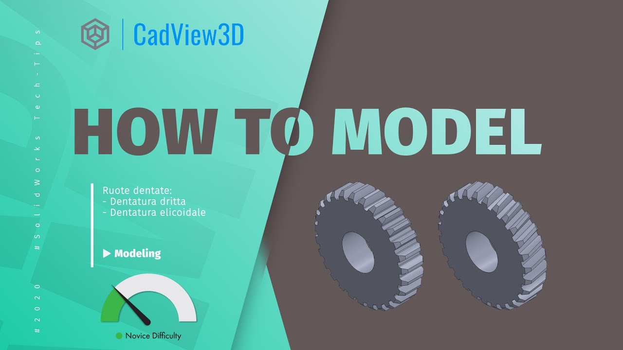 Modellazione Ruote Dentate - Solidworks