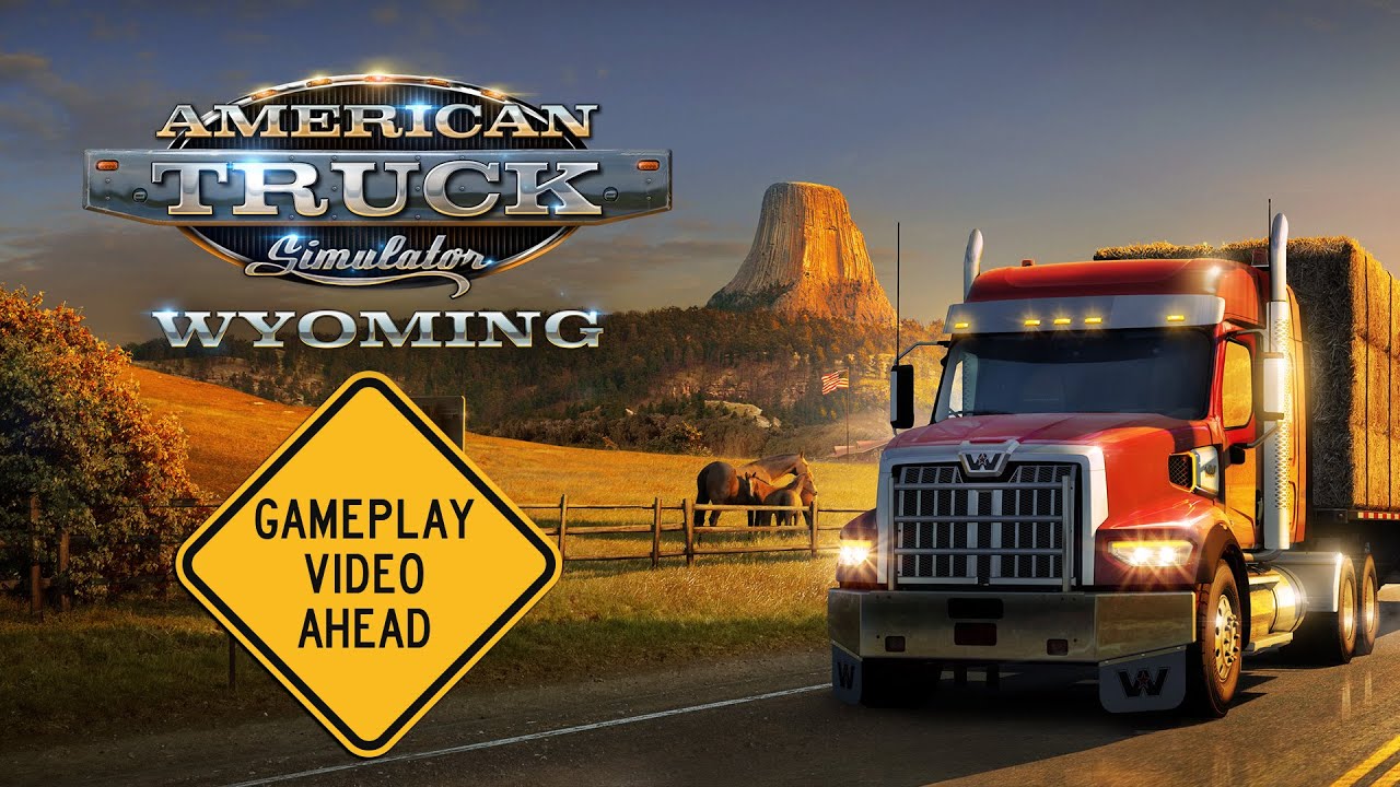 American Truck Simulator: Wyoming DLC - Gameplay Video #2