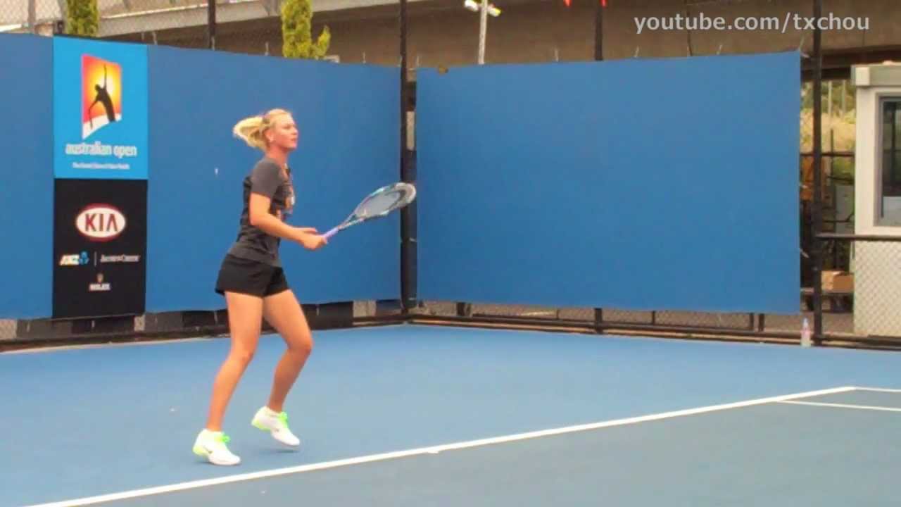 Maria Sharapova - Forehands in Slow Motion (HD)