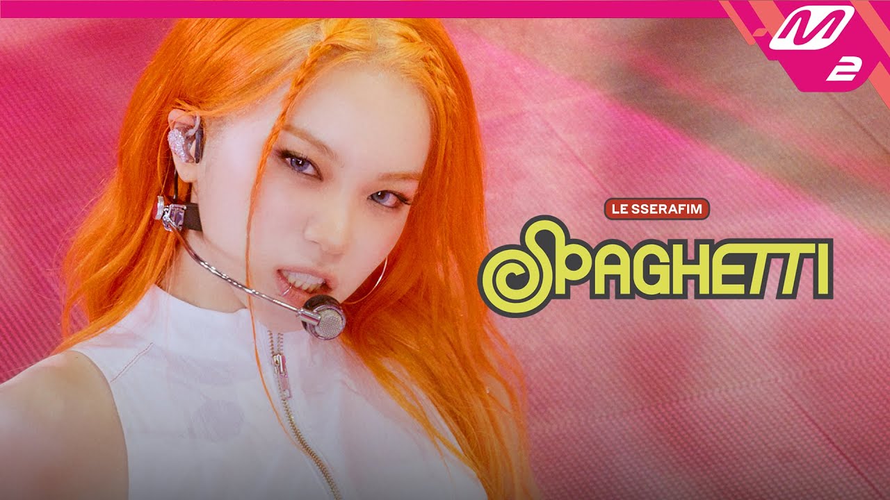 LE SSERAFIM(르세라핌) - SPAGHETTI (4K) | Spaghetti, Wrapping the Earth | Mnet 251024 방송