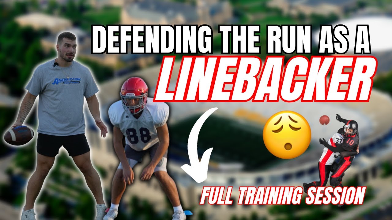 The BEST run defense drills and techniques for LINEBACKERS - FULL Post Practice Training Session