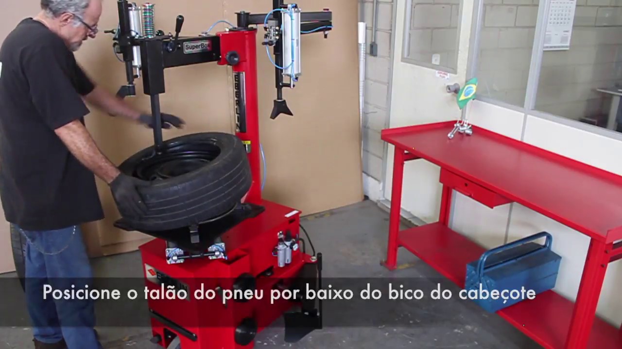 Desmontadora de Pneus EBERLIN - Superbox Pneumática RunFlat