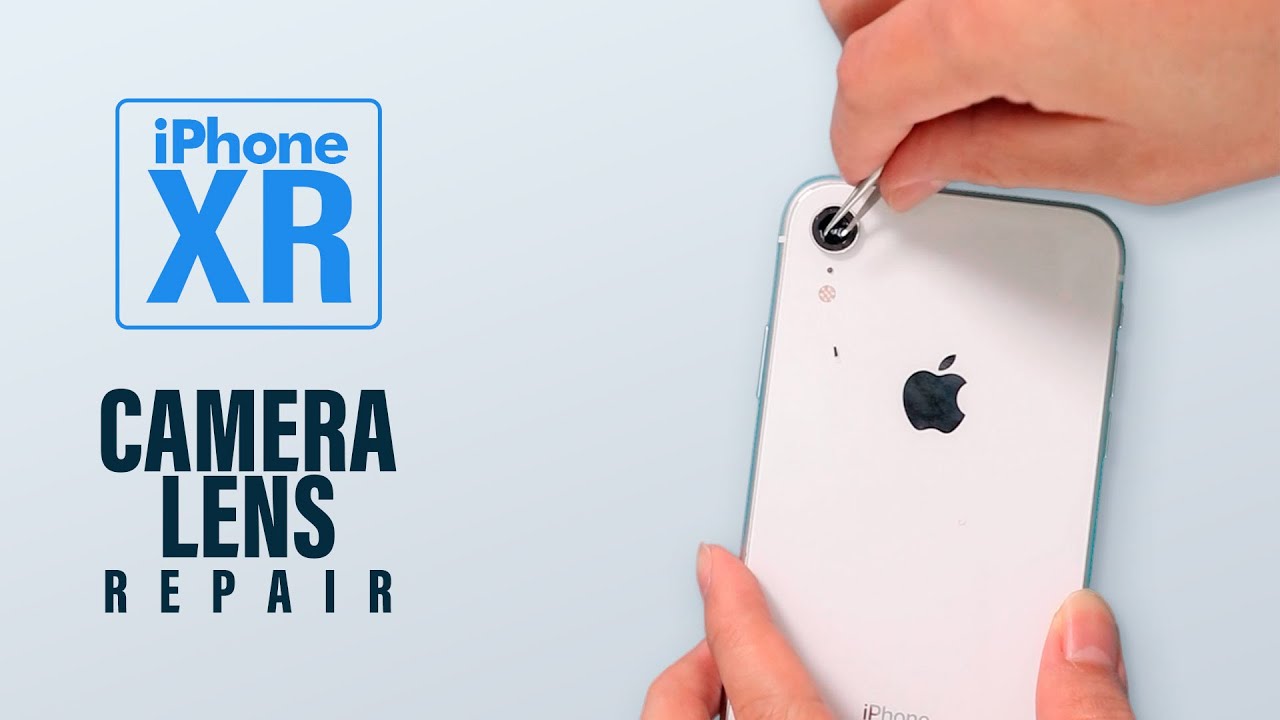 Замена стекла объектива камеры iPhone XR