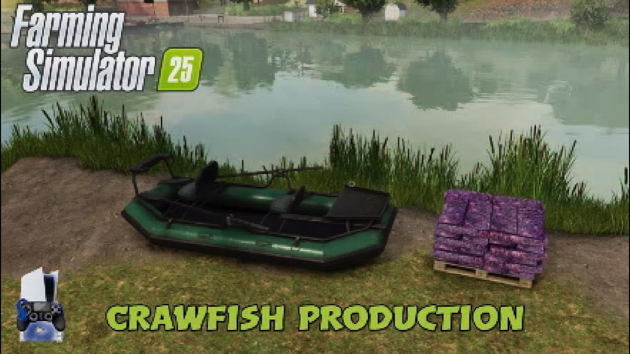 FS25  New Mod (console): Crawfish Production | Mods in the spots 🌟 # 22
