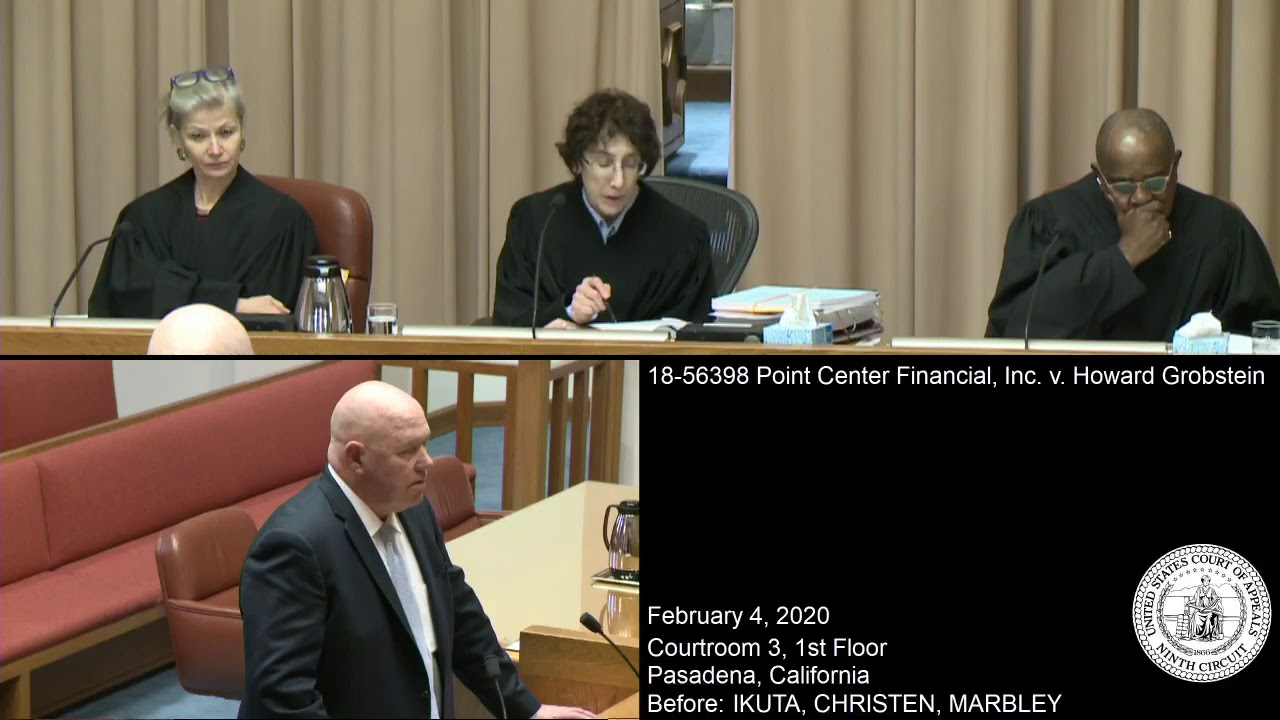 18-56398 Point Center Financial, Inc. v. Howard Grobstein