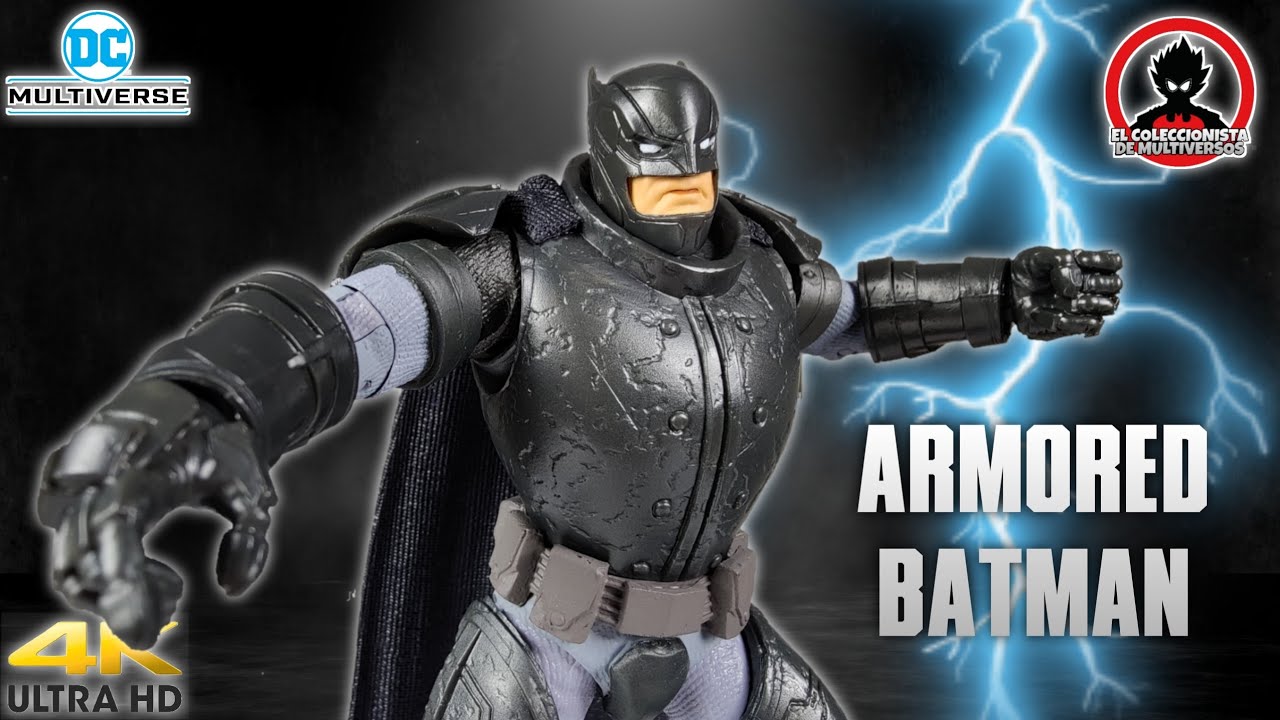 🦇 ARMORED BATMAN🦇 the dark knight returns DC Multiverse MacFarlane Toys review en Español!