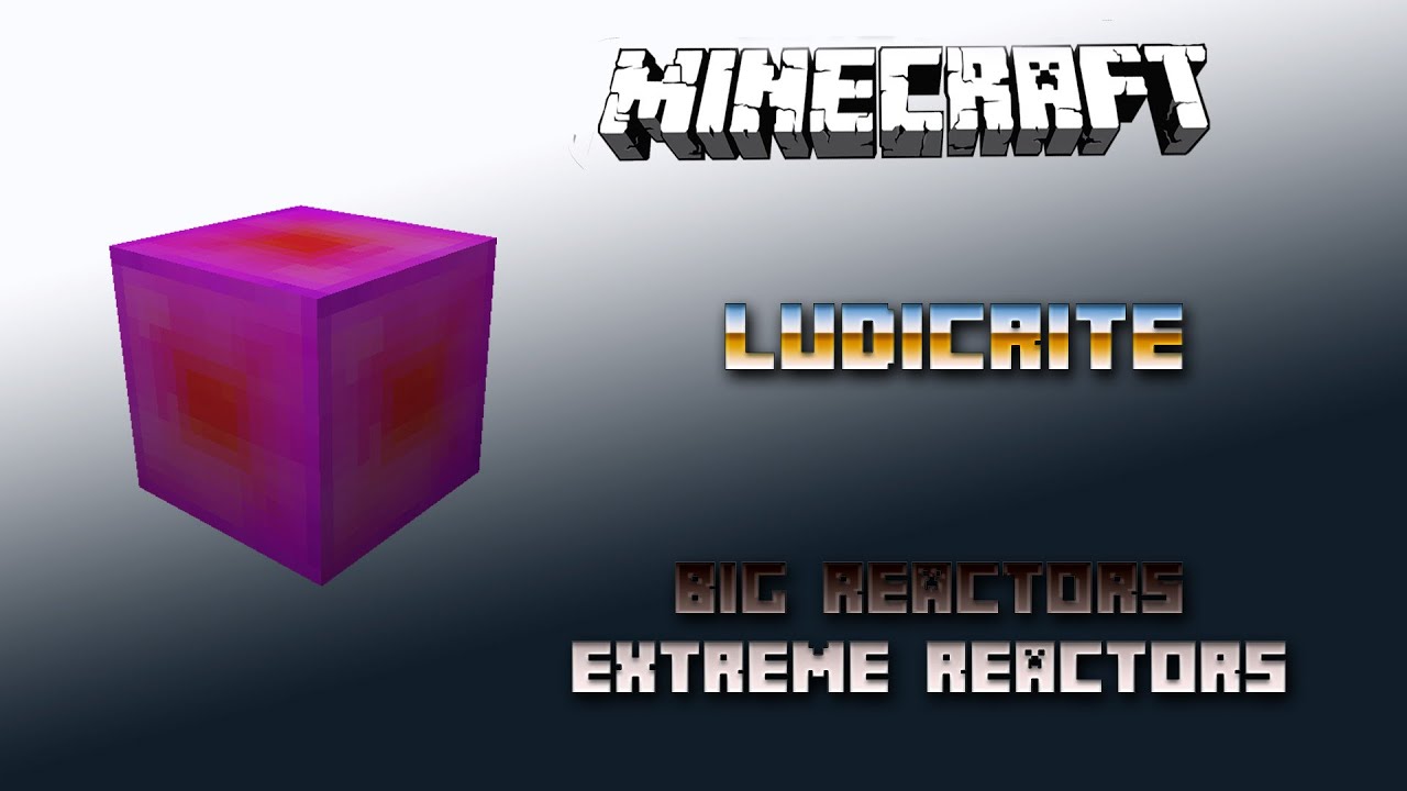 Crafting von Ludicrite ⚡ Minecraft Big Reactors / Extreme Reactors Tutorial ⚡ Deutsch / German