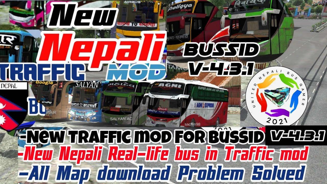 New Nepali Traffic Mod_Bussid V-4.3.1_@Dieselmandu_Official  #newnepalitrafficmod#Bussidv4.3.1