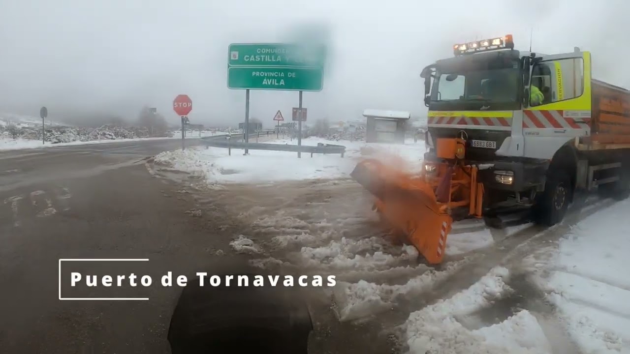 VALLE DEL JERTE Y AMBROZ EN MOTO. INVIERNO DE NIEVES