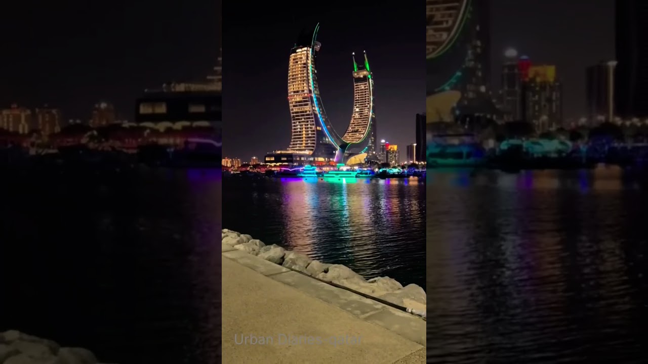 Qatar🇶🇦|Doha##KataraTowers #LusailQatar #DohaVlog #Qatar2025  #QatarSkyline #UrbanDiariesQatar ❤️