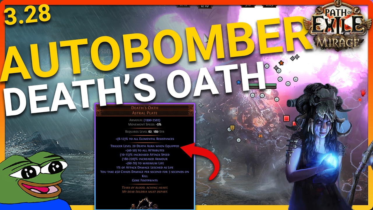 PoE 3.28  | New Build Death's Oath Occultist | AutoBomber | Path of Exile 3.28 Mirage