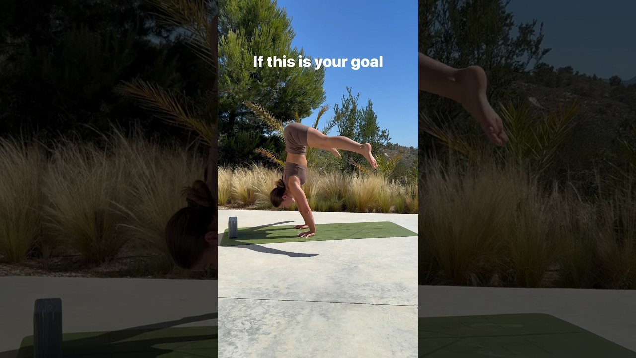 Wanna learn to handstand press? Practice this!