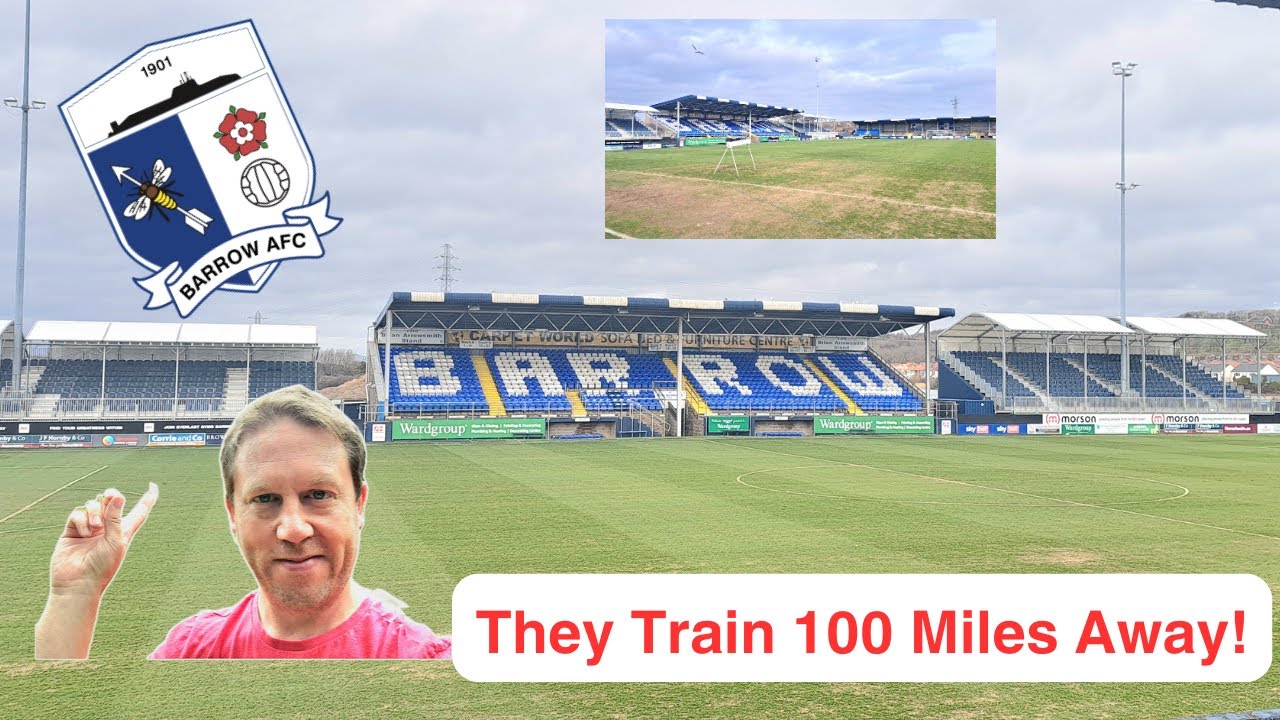 Я исследую BARROW AFC — футбольный клуб Английской футбольной лиги, который тренируется в 100 мил...