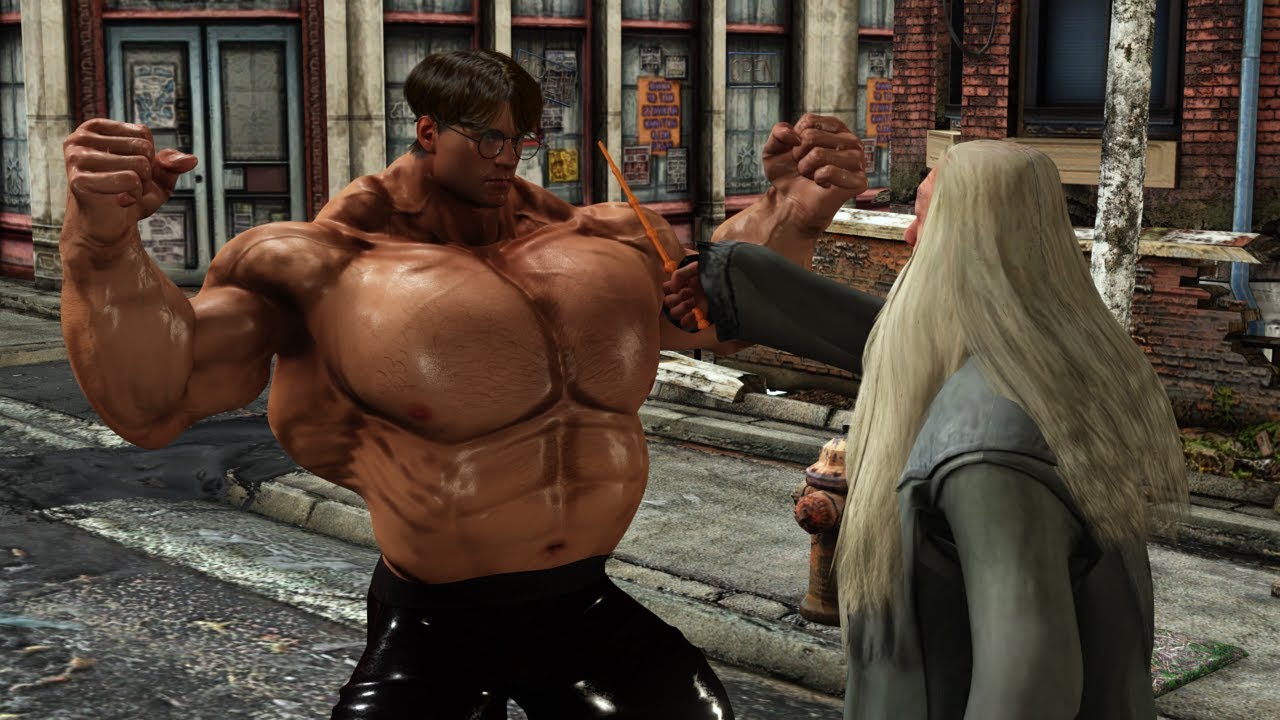 Анимация роста мышц в стиле Гарри Поттера — Наследие Хогвартса