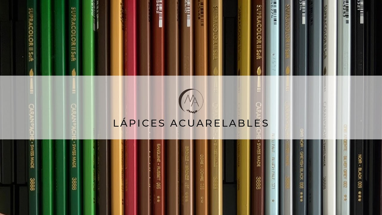 Lapices acuarelables- Demo con lápices de acuarela
