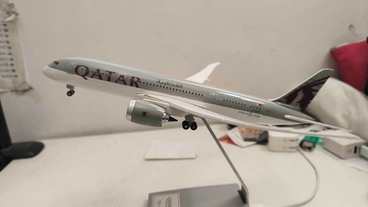(NEW SEGMENT) RUJAK REVIEW| QATAR AIRWAYS DIECAST 1:200 BOEING 787-8