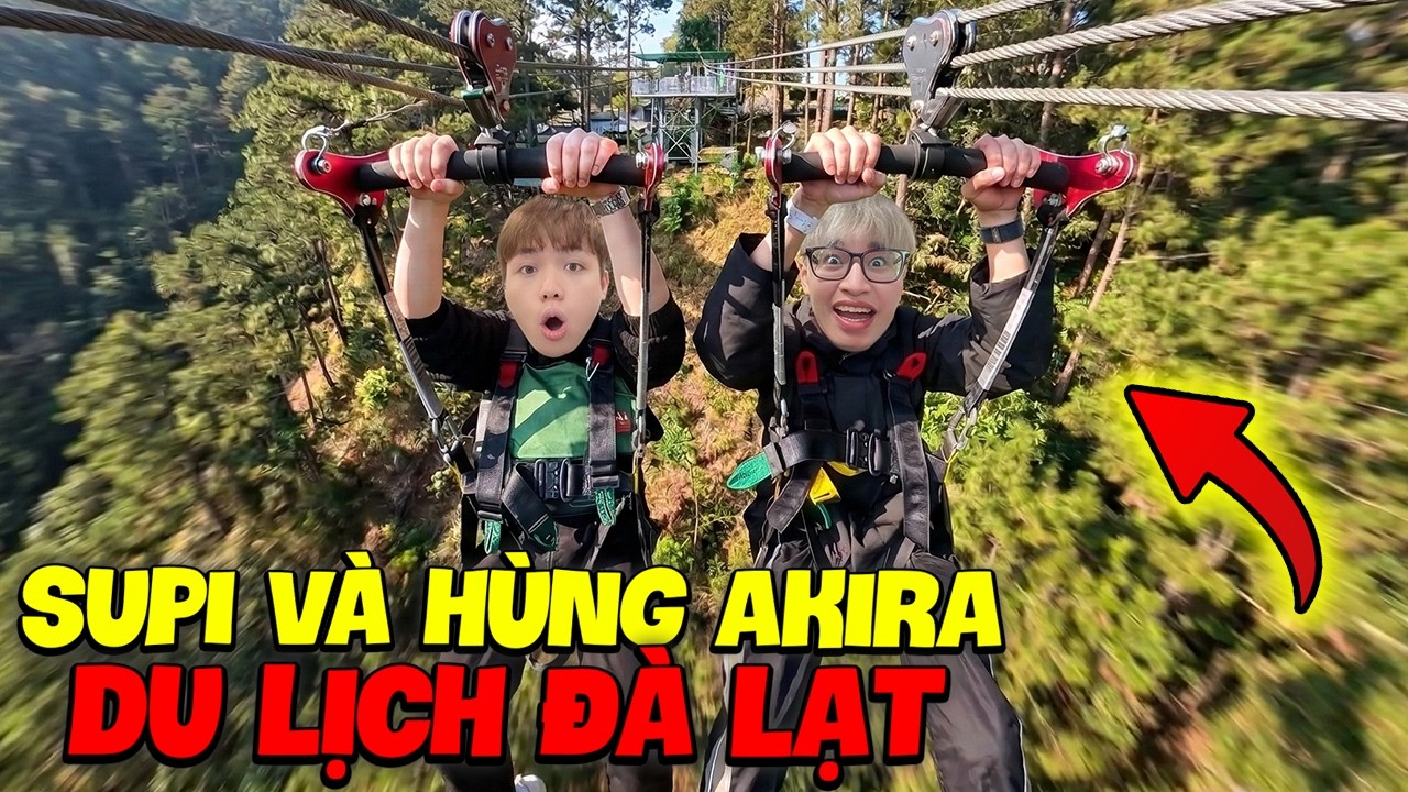 Supi Cùng Hùng Akira Vượt Hơn 1000 KM Đi Đám Cưới Siro Và Lần Đầu Du Lịch Đà Lạt !!!
