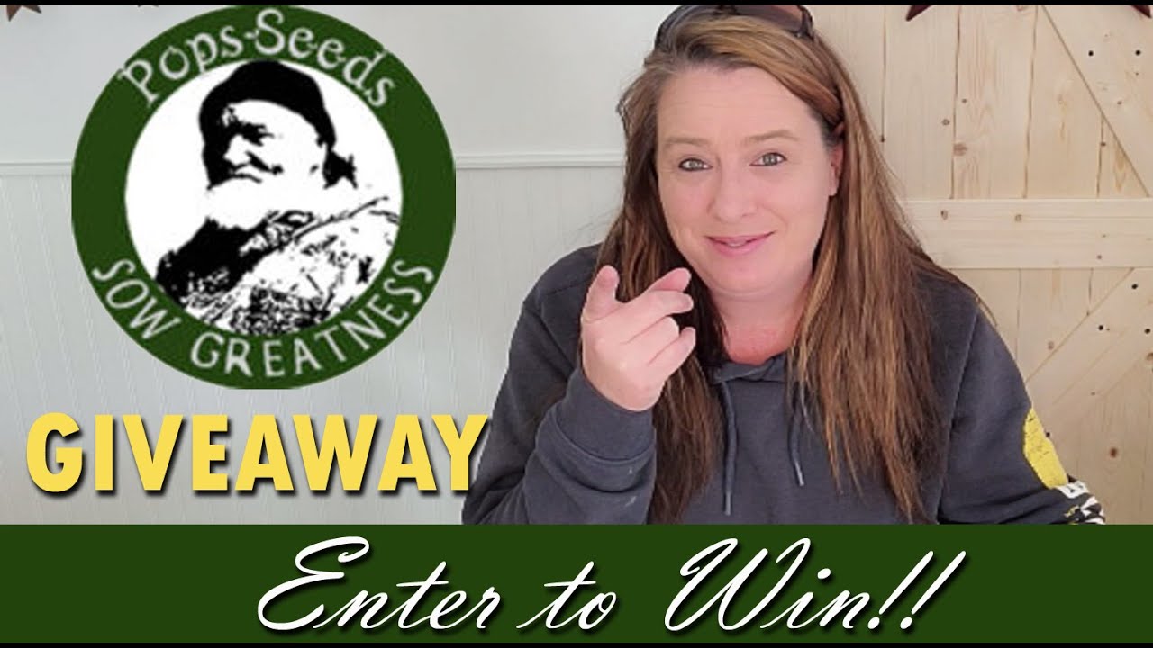Pops Seeds Vegetable Garden Kit GIVEAWAY ~ (ENTRIES CLOSED, CHECK WINNER VIDEO 2/22/21)