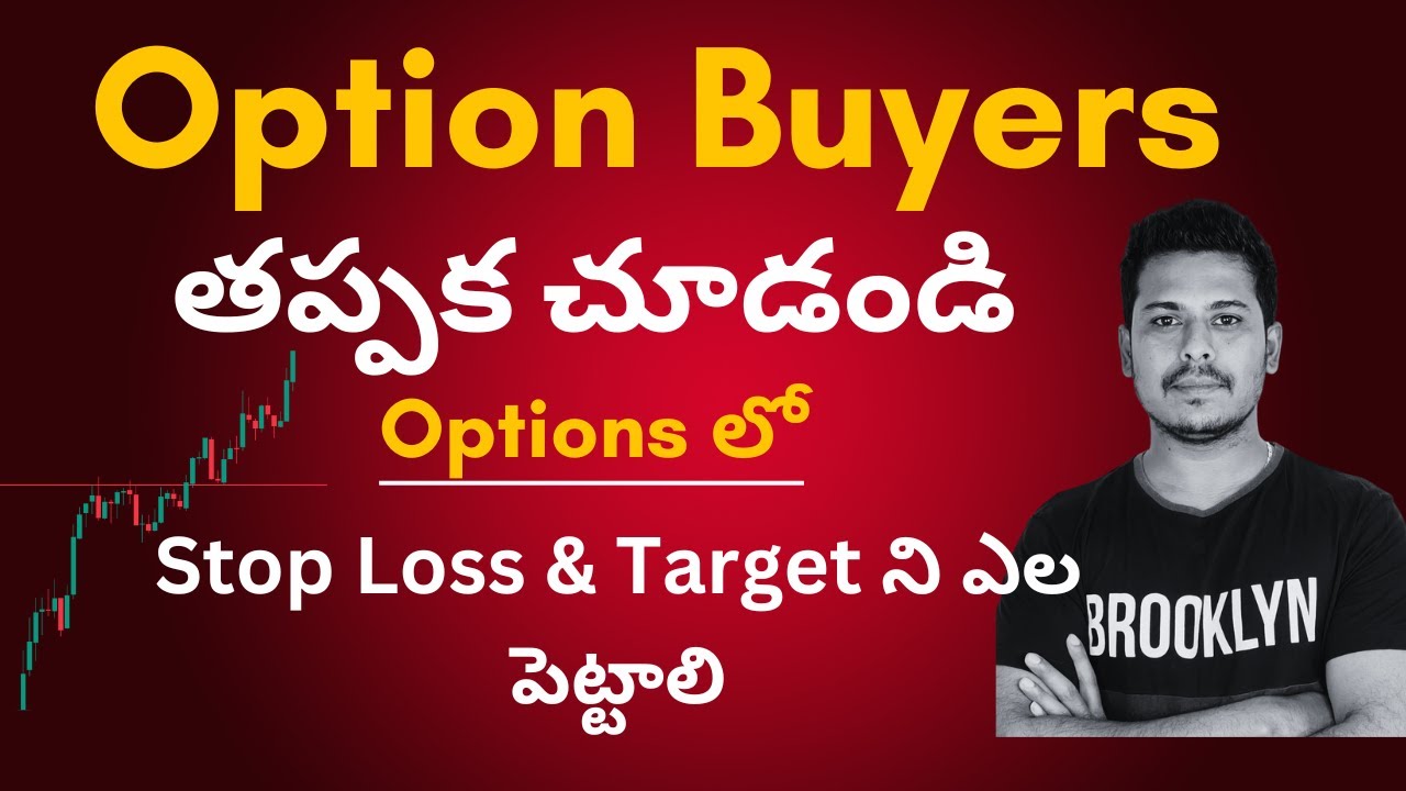Option Buyers How to place Target and Stop Loss in Options || Complete Guide for Beginners #options