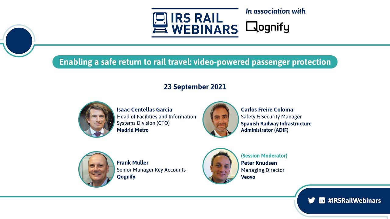 Enabling a safe return to rail travel video powered passenger protection