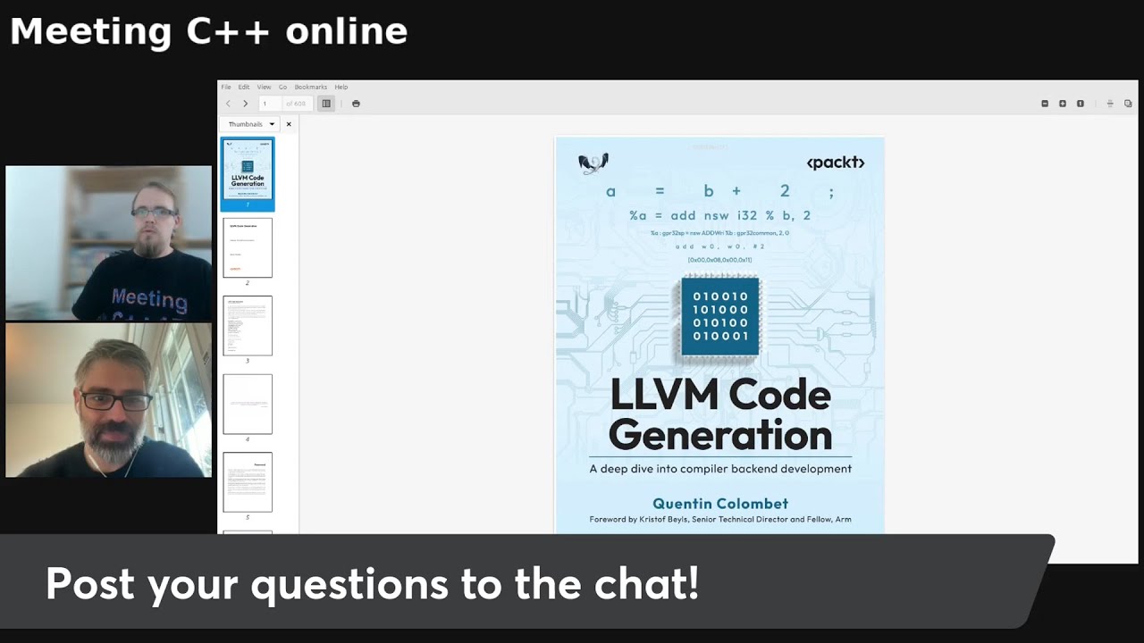 LLVM Code Generation - Interview with Author Quentin Colombet