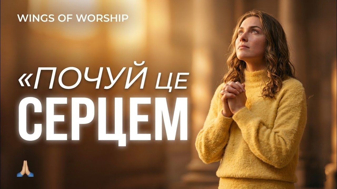 🤍Християнська пісня «Боже мій Святий, я до Тебе йду» • Wings of Worship