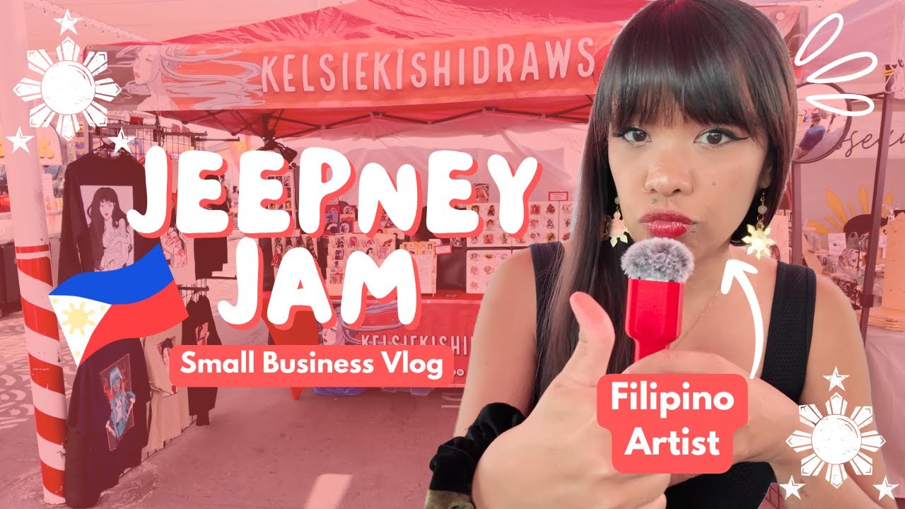 I Made $$$ in Only 4 Hours at This Filipino Festival | Small Business Artist Vlog