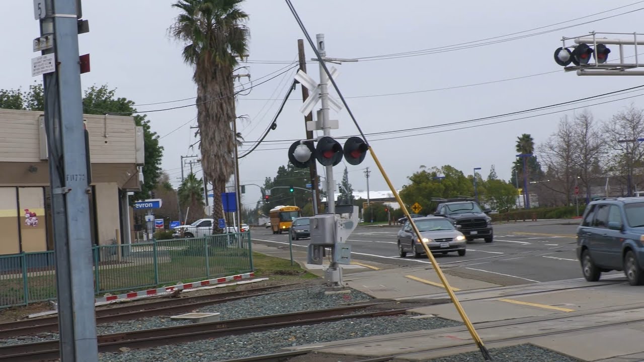 Mather Field Road Railroad Crossing Storm Aftermath Morning After & Day Later - Rancho Cordova CA